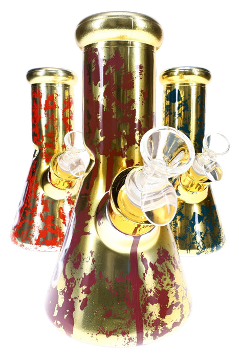 Kush Cargo Glass 8 Inch Beaker Bong Gift Set “Starter Stack”