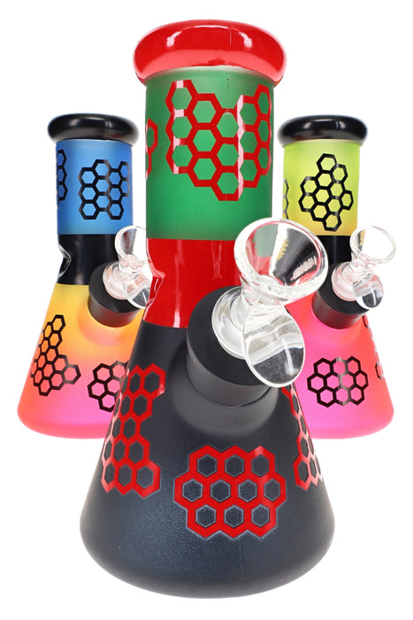 Kush Cargo Glass 8 Inch Beaker Bong Gift Set “Starter Stack”