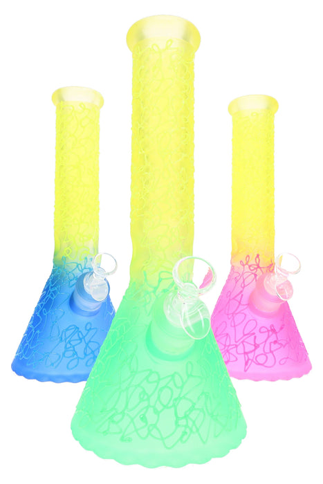 Kush Cargo Glass Beaker Bong Gift Set