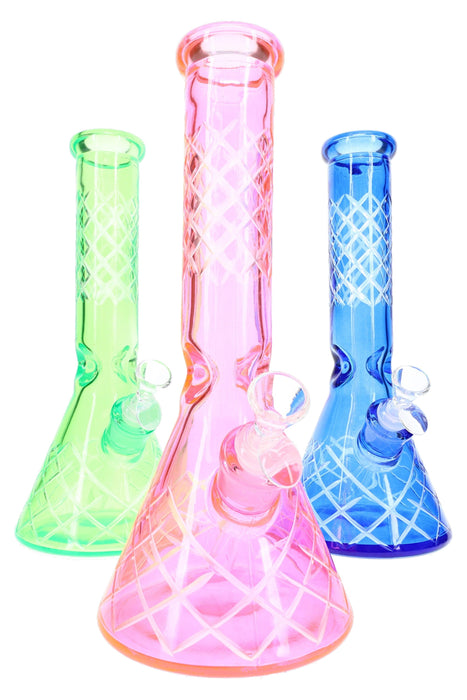 Kush Cargo Glass Beaker Bong Gift Set