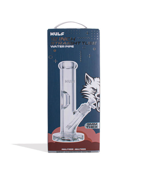 wulf glass water pipe packaging on a white background