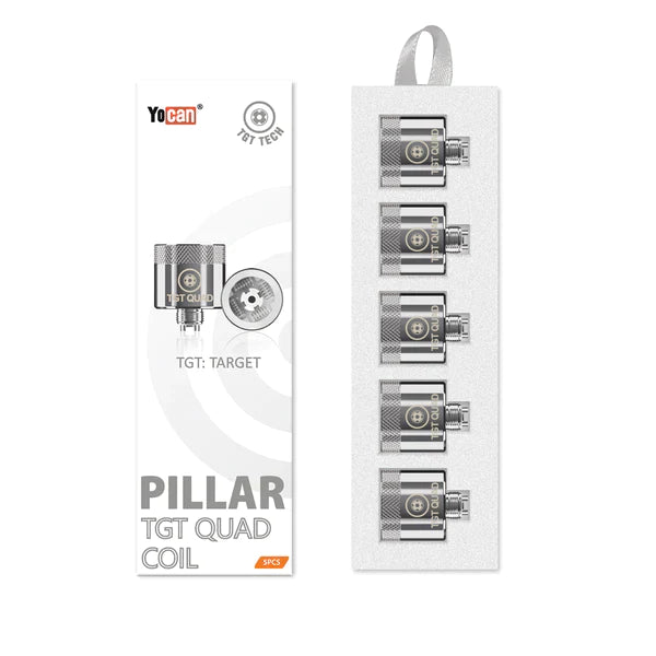 Yocan Pillar Replacement TGT Quad Coils - 5 Pack