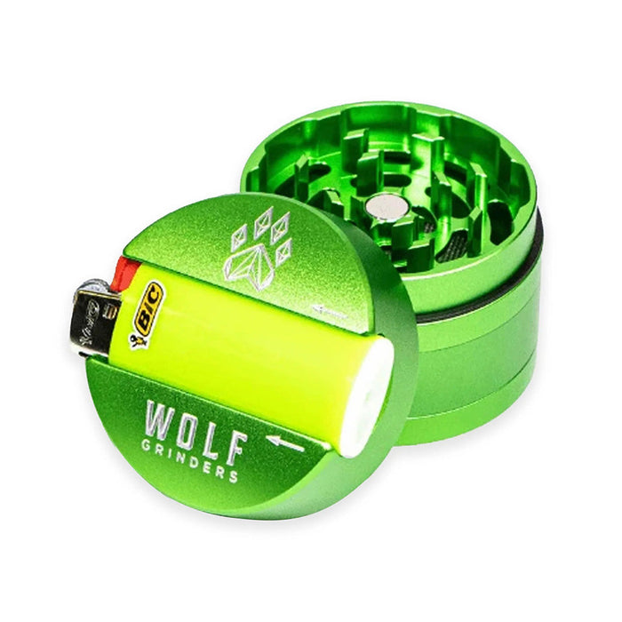 Wolf Grinders 4-Piece Maxi Large Aluminum Herb Grinder