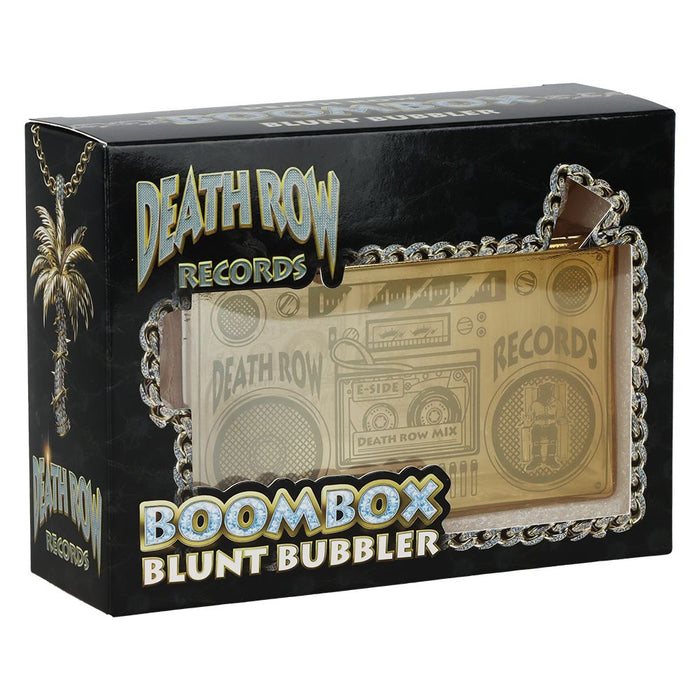 Death Row Records Boom Box Glass Blunt Bubbler