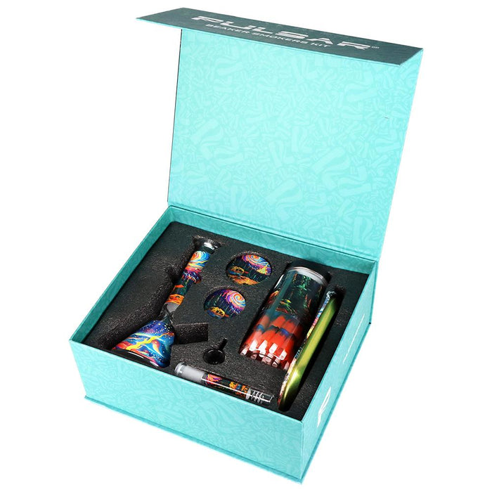 Design Series Beaker Water Pipe Smoker's Kit