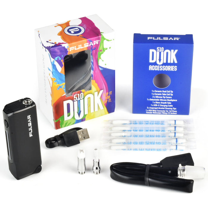 Pulsar 510 Dunk Dual Use Variable Voltage Vaporizer Cartridges & Wax