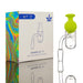 Glass spinner kit with colorful packaging on a white background