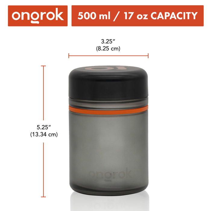Ongrok 500ml Child Resistant Jars 2 Pack