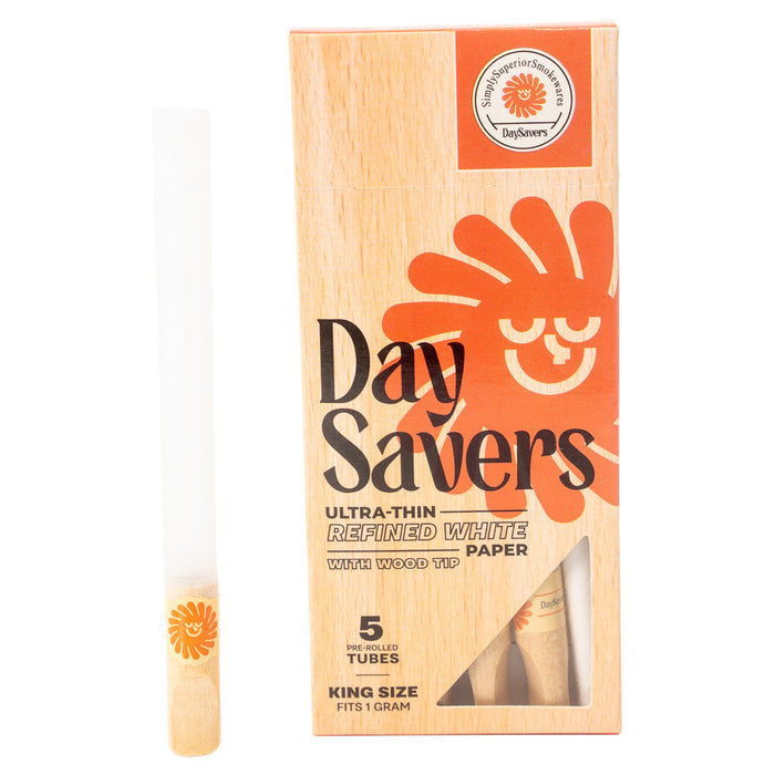 DaySavers Pre-Rolled Tubes With Glass, Ceramic or Wood Tips