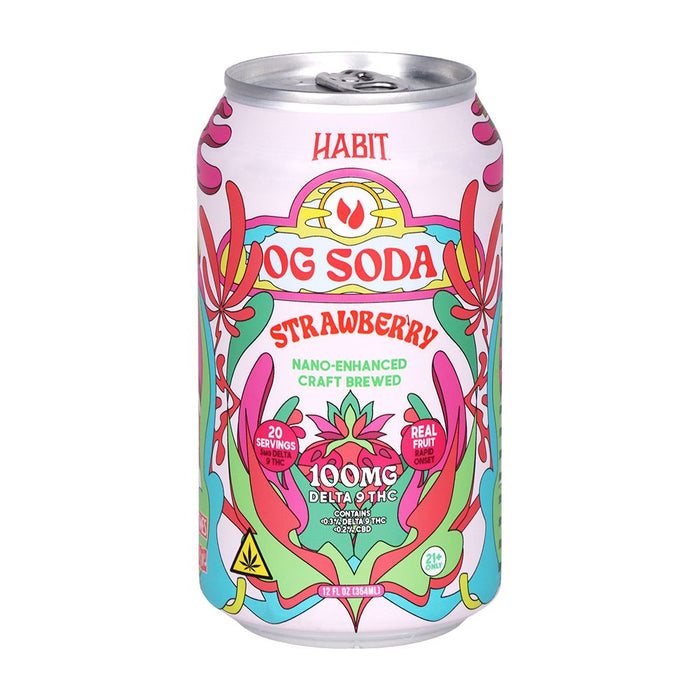 Habit D9 THC OG Soda | 12oz | 100mg | 6 Pack