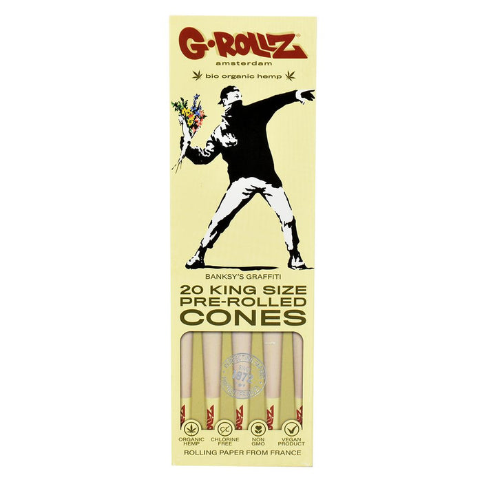G-ROLLZ x Banksy's Graffiti Cones King Size - 20 Cone Pack