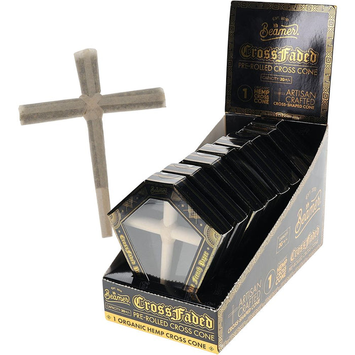 Beamer CrossFaded Organic Hemp Cross Shaped Cone