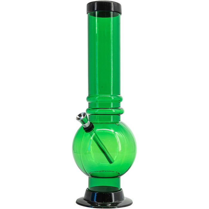 Acrylic Bubble Base Bong | 12" Or 15"