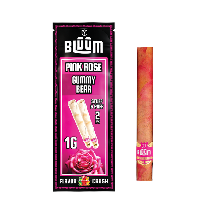 BLUUM Wild Flower Mini Roll Blunt Wraps - 5 Flavors