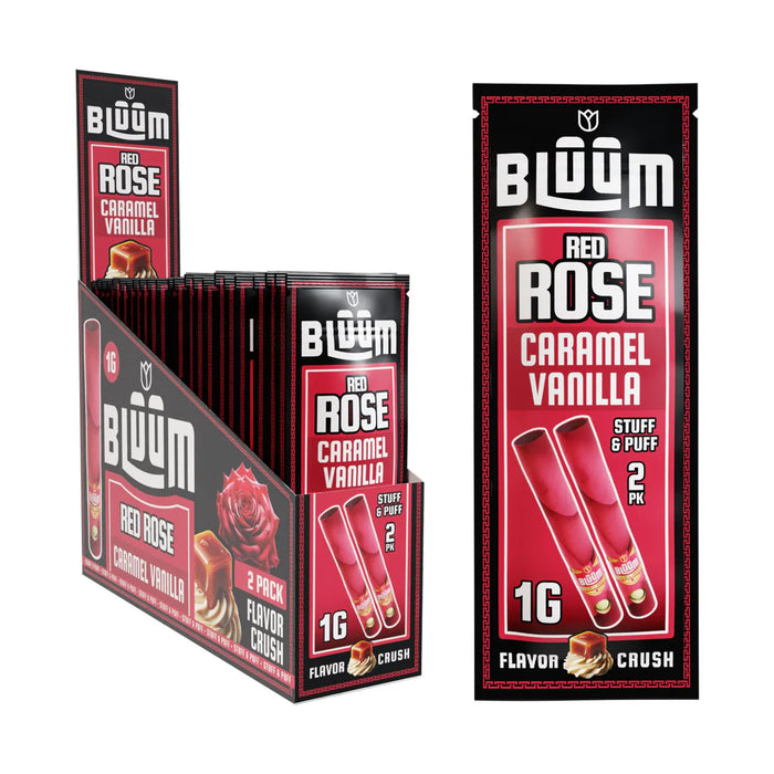 BLUUM Wild Flower Mini Roll Blunt Wraps - 5 Flavors