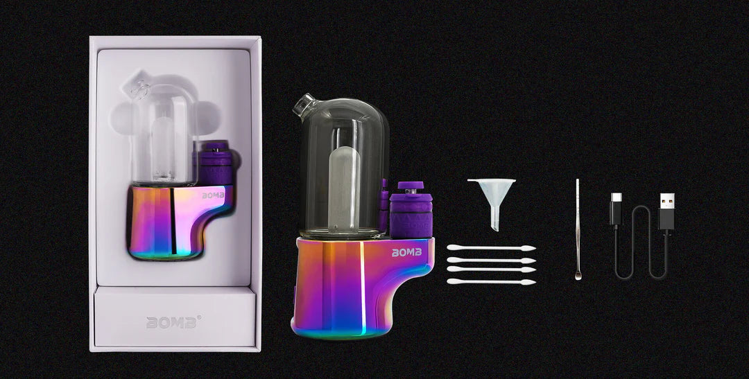 BOMB Pro Portable Electric Dab Rig | Smooth Dabs on the Go — Kush Cargo