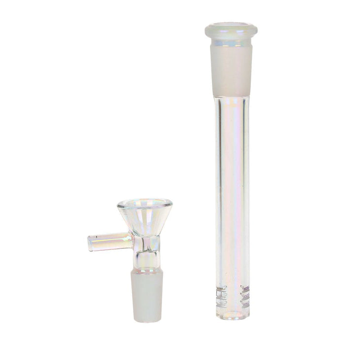 SeshGear Twist Straight Tube Glass Water Pipe 13.75"