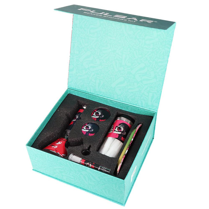 Design Series Beaker Water Pipe Smoker's Kit