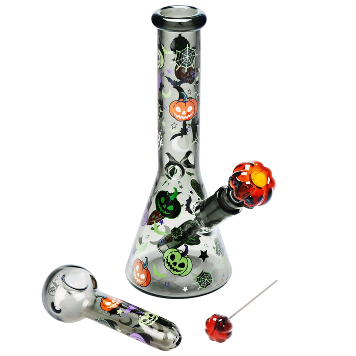 Pulsar Halloween Party Beaker Bong and Hand Pipe Set