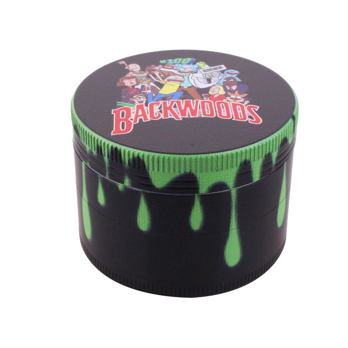 4 Piece Cookies Backwoods Cartoon Herb Grinder