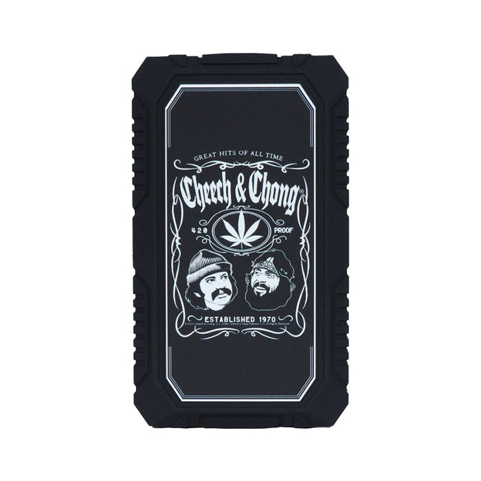 Black case with 'Cheech & Chong' branding and design on a white background
