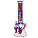Cheech Glass Heart Felt Hits Beaker Bong standing 14 inches tall