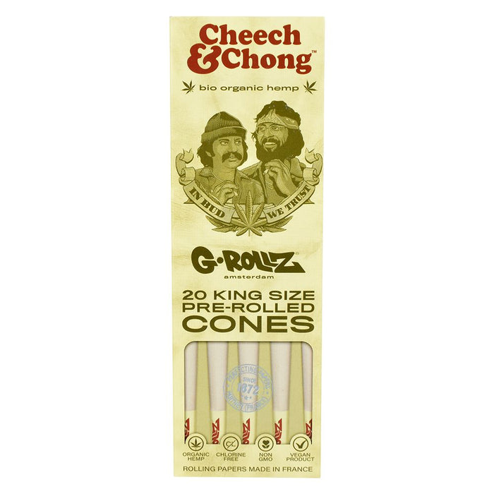 Cheech & Chong™ x G-ROLLZ Organic Hemp Cones - 20 Cone Pack