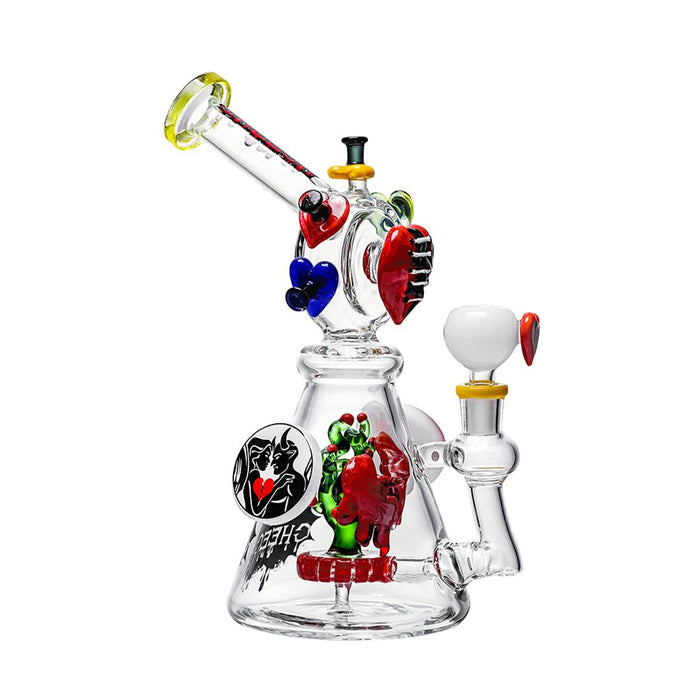Cheech Glass Not All Hearts Water Pipe