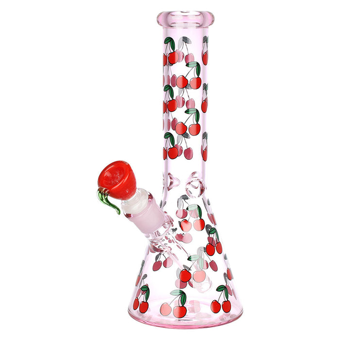 Life Is A Bowl Of Cherries Beaker Bong Front View