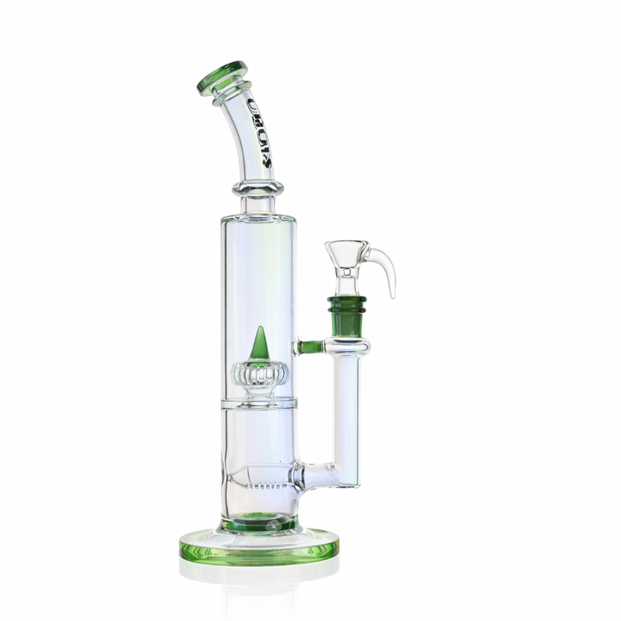 Croia Glass 10" Dual Chamber Bong with Inline and Rocket Perc