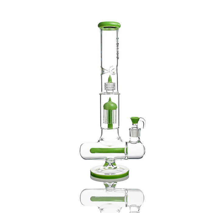 Croia Glass 17" Triple Perc Scientific Glass Bong