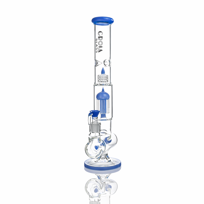 Croia Glass 17" Triple Perc Scientific Glass Bong