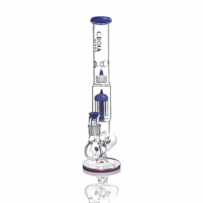 Croia Glass 17" Triple Perc Scientific Glass Bong