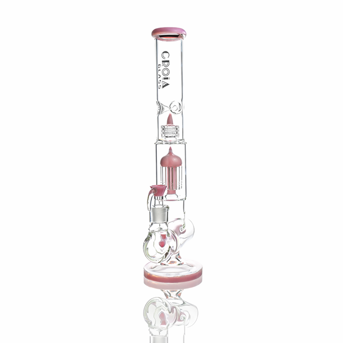 Croia Glass 17" Triple Perc Scientific Glass Bong