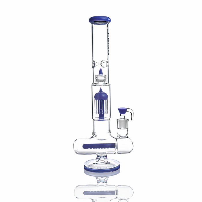 Croia Glass 17" Triple Perc Scientific Glass Bong