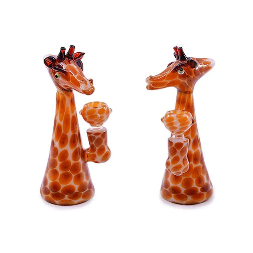 Kush Cargo Giraffe 6" Glass Bubbler