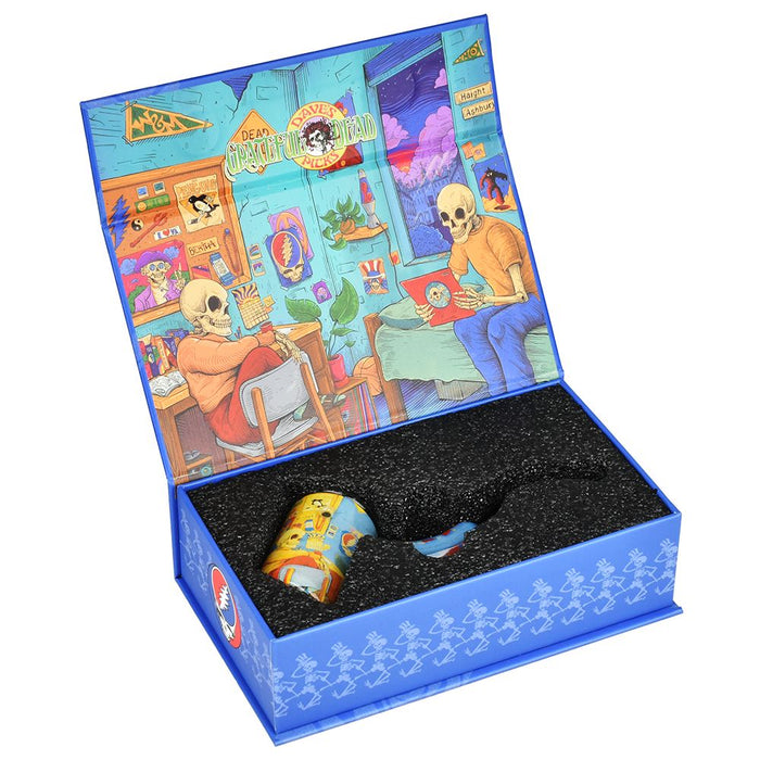 Grateful Dead Inside Print Bent Sherlock Pipe