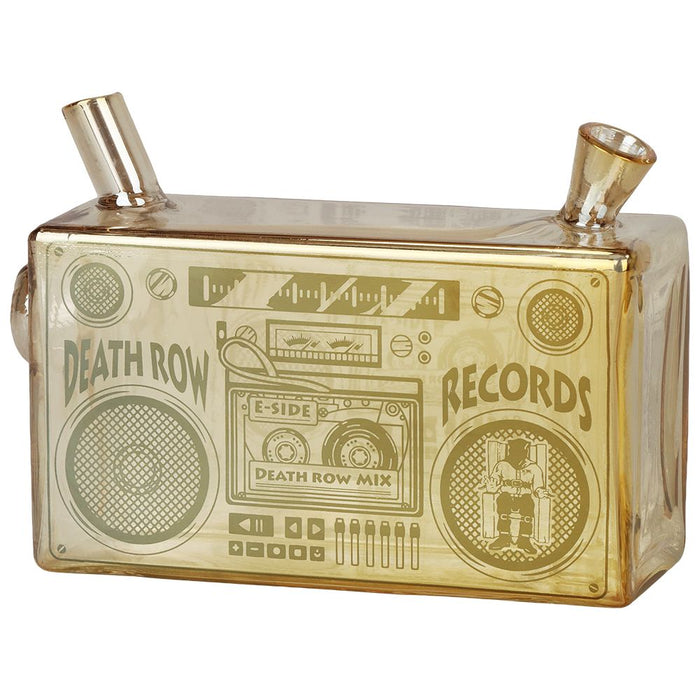 Death Row Records Boom Box Glass Blunt Bubbler
