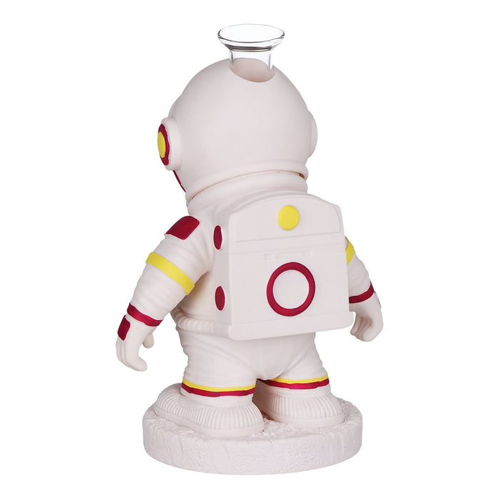 Spaceman Character Glass & Vinyl Water Pipe - 10"