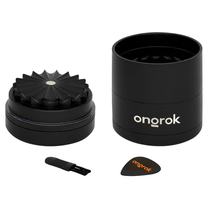 ONGROK Flower Petal Toothless Aluminum Storage Grinder