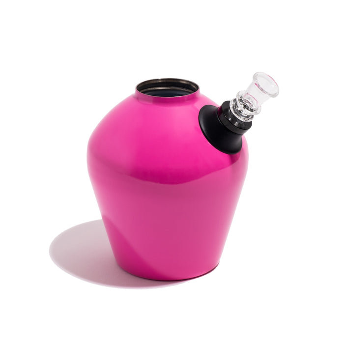 Chill Bong Metal Neon Pink Beaker Bong