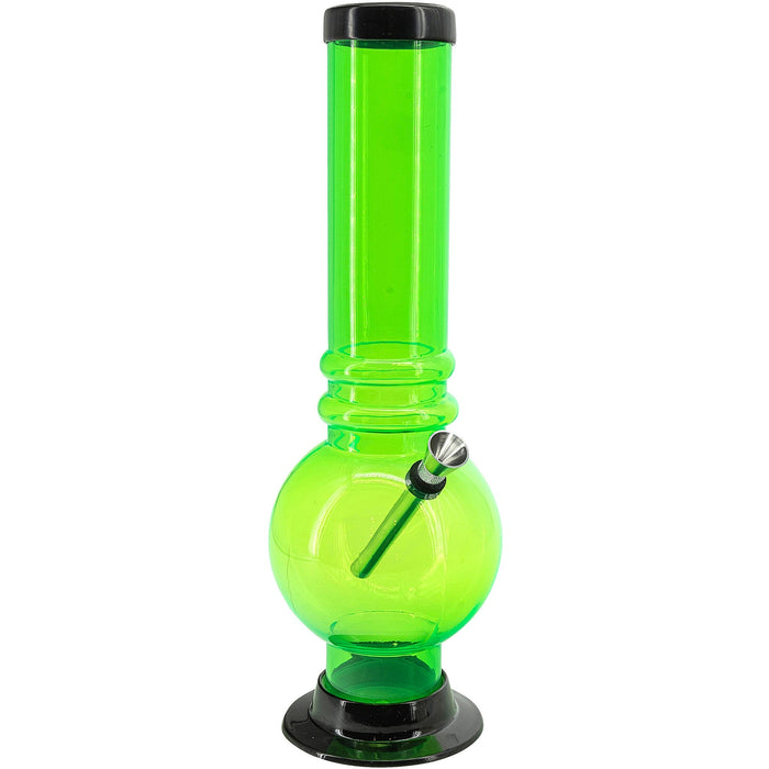 Acrylic Bubble Base Bong | 12" Or 15"