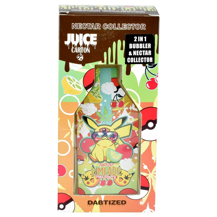 Dabtized Juice Carton Bubbler Dab Straw & Dry Herb Pipe