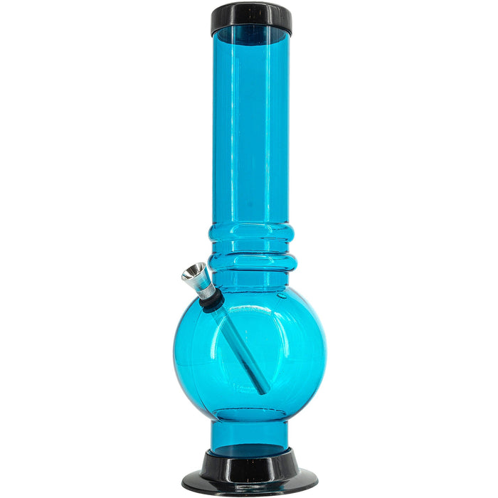 Acrylic Bubble Base Bong | 12" Or 15"