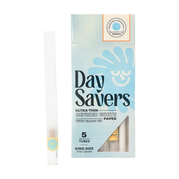 DaySavers Pre-Rolled Tubes With Glass, Ceramic or Wood Tips