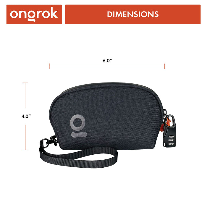 Ongrok Carbon Lined Smell Proof Wrist Bag
