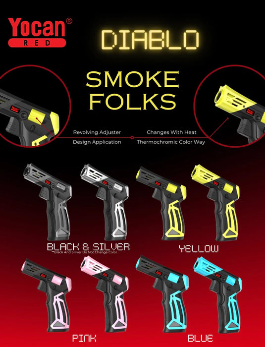 Yocan Red Series Diablo Torch: Ultimate Dab Torch with Color-Changing ...