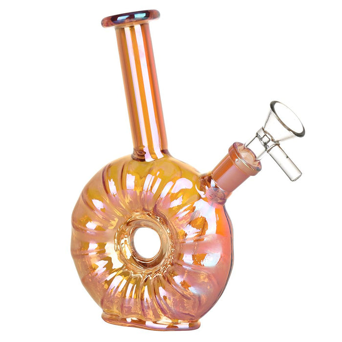 donut-glass-bong-electroplated-finish