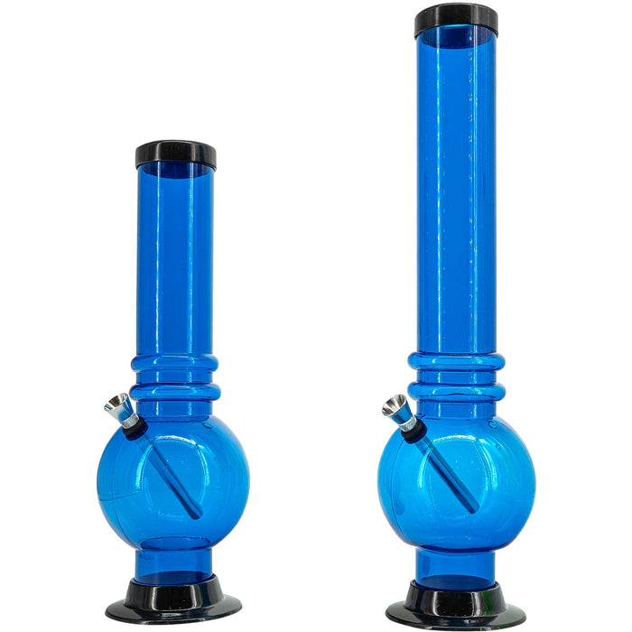 Acrylic Bubble Base Bong | 12" Or 15"