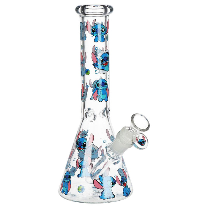 Kush Cargo Little Blue Creature Beaker Bong 10 Inches